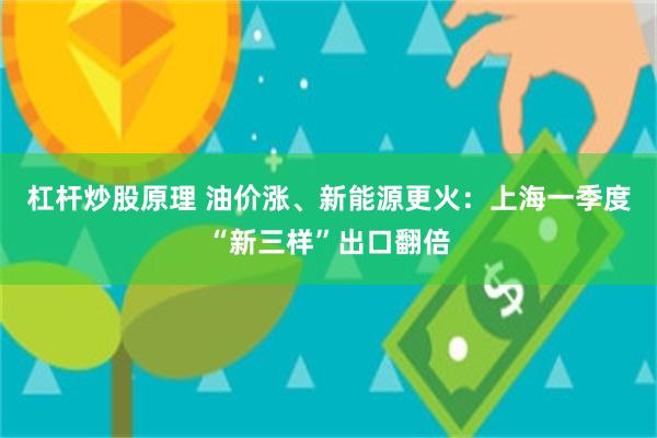 杠杆炒股原理 油价涨、新能源更火：上海一季度“新三样”出口翻倍