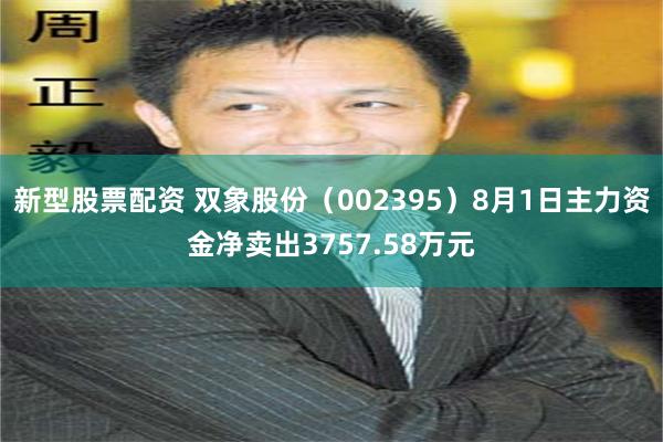 新型股票配资 双象股份（002395）8月1日主力资金净卖出3757.58万元