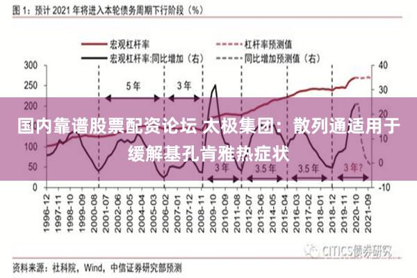 国内靠谱股票配资论坛 太极集团：散列通适用于缓解基孔肯雅热症状
