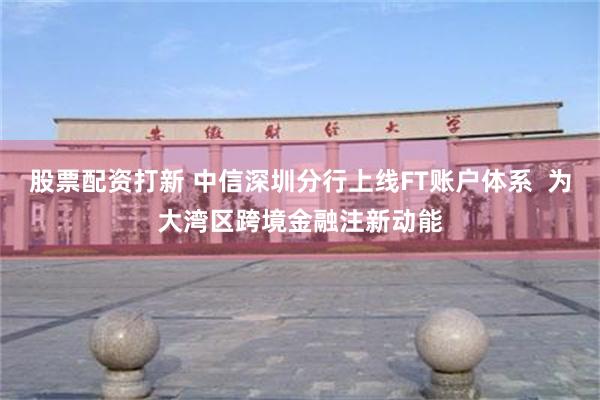 股票配资打新 中信深圳分行上线FT账户体系  为大湾区跨境金融注新动能