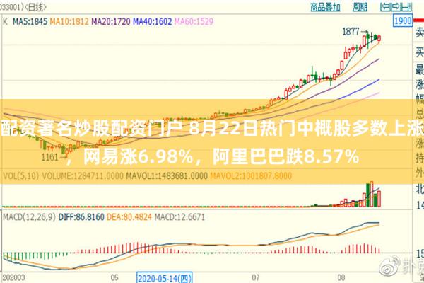 配资著名炒股配资门户 8月22日热门中概股多数上涨，网易涨6.98%，阿里巴巴跌8.57%
