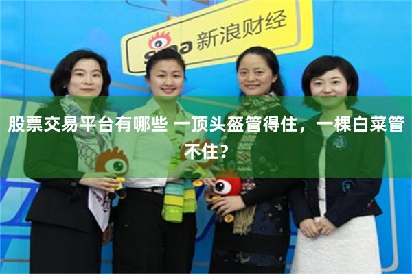 股票交易平台有哪些 一顶头盔管得住，一棵白菜管不住？