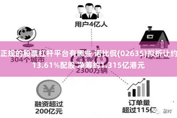 正规的股票杠杆平台有哪些 诺比侃(02635)拟折让约13.61%配股 净筹约1.315亿港元